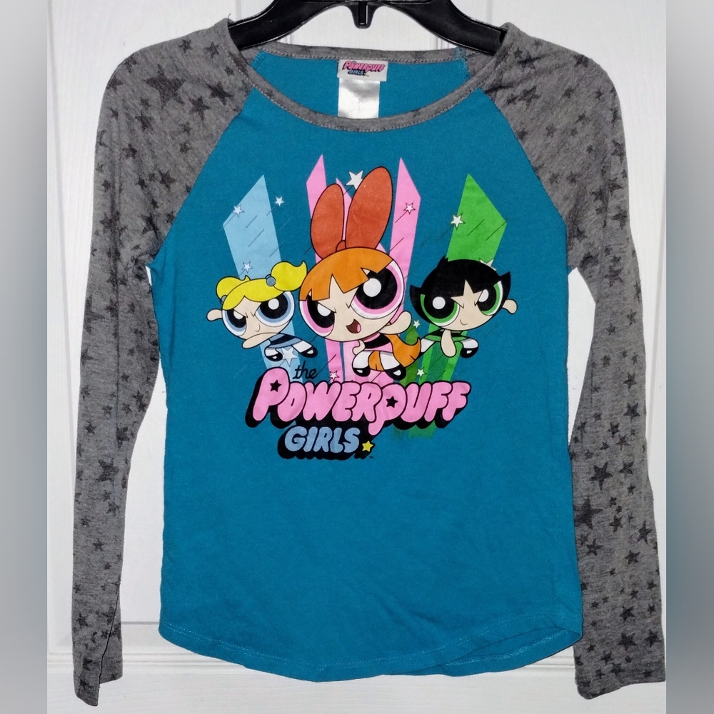 Powerpuff Girls Girl's Size 10/12 Long Sleeve Tee Vintage Y2K